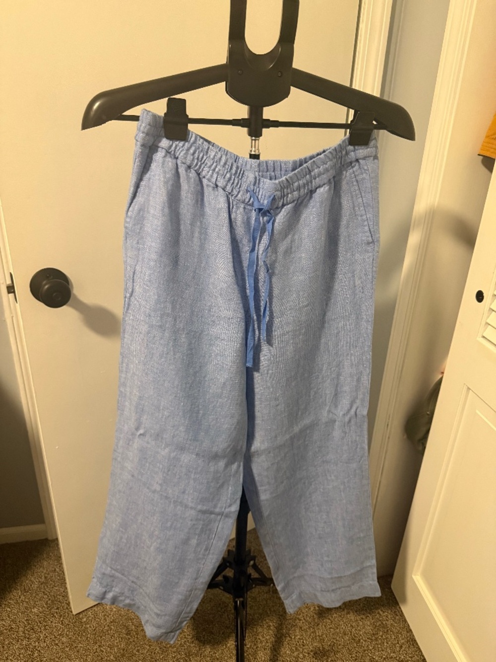 Talbots Linen Drawstring Pants